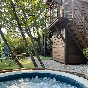 Les Lucioles Avec Jacuzzi Privatif Tente de luxe Privas